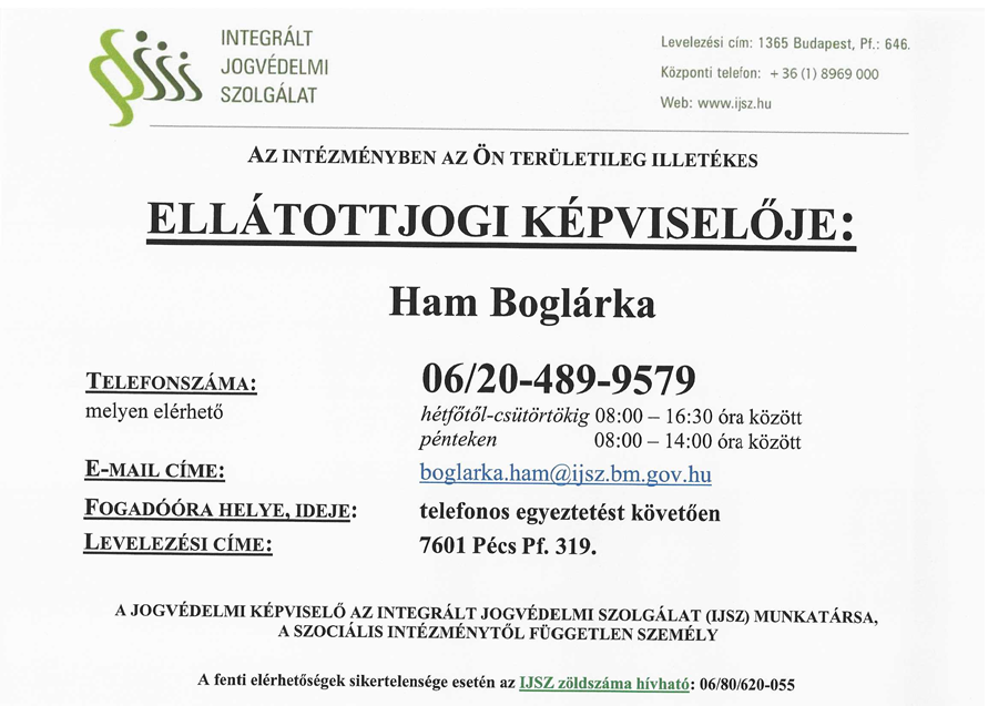 Ellátottjogi Képviselője